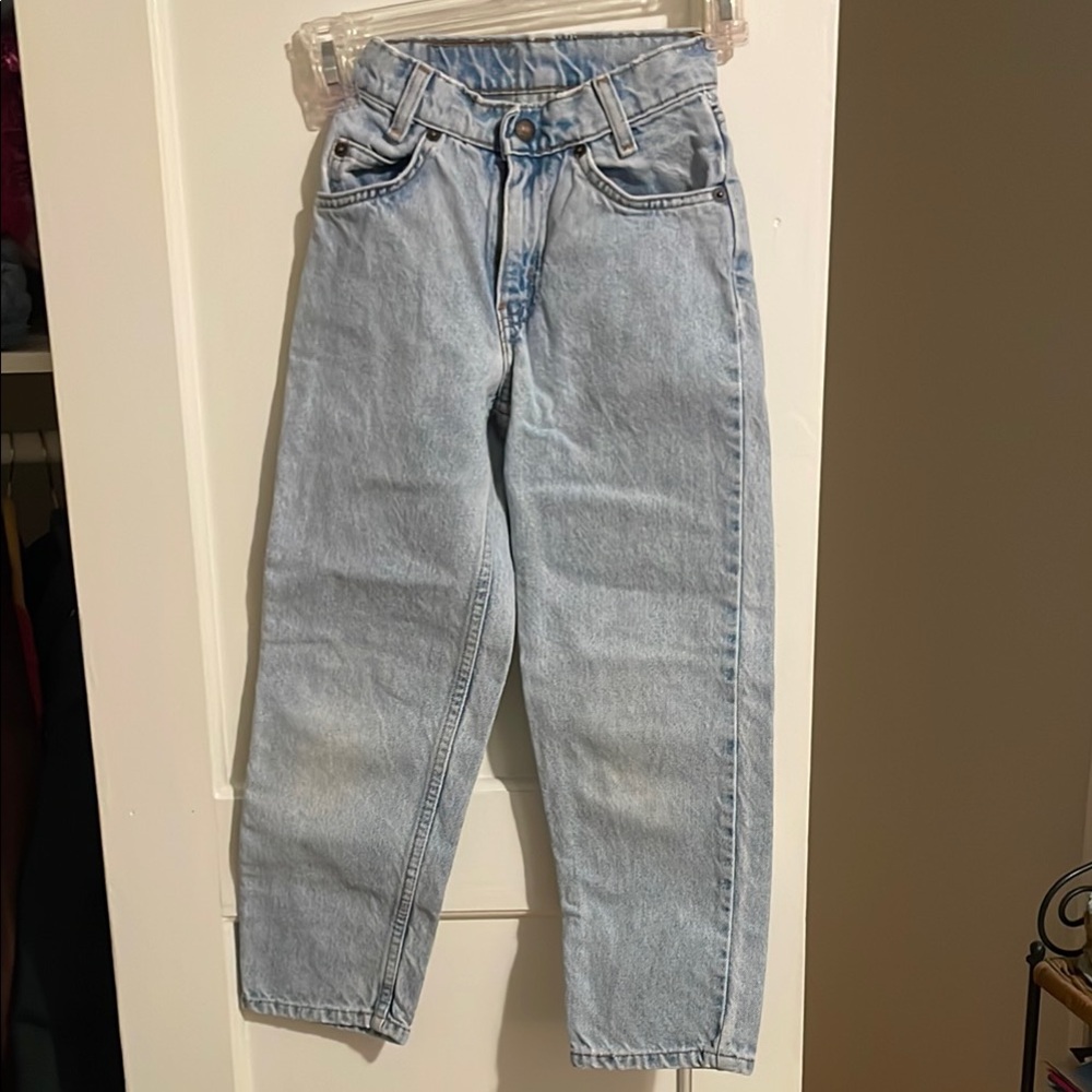 Children’s light Blue High-Waisted Jeans- VINTAGE